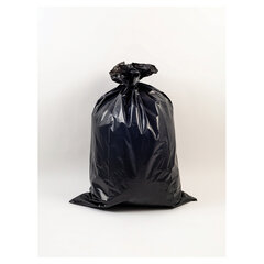 Мешки для мусора 240 л, черные, в рулоне 20 шт., ПВД, 35 мкм, 130&times;90 см, PACLAN &laquo;Big&Strong&raquo;