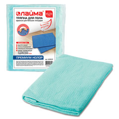 Тряпка для мытья пола 80&times;100 см, плотность 200 г/<wbr/>м<sup>2</sup>, 100% вискоза, ассорти, &laquo;Премиум Колор&raquo; LAIMA, 600839
