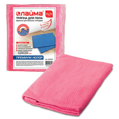 Тряпка для мытья пола 80&times;100 см, плотность 200 г/<wbr/>м<sup>2</sup>, 100% вискоза, ассорти, &laquo;Премиум Колор&raquo; LAIMA, 600839