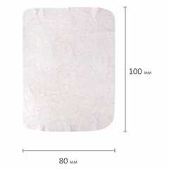 Тряпки для мытья пола 80&times;100 см, КОМПЛЕКТ 20 шт., 190 г/<wbr/>м<sup>2</sup>, светлое ХПП, 80% хлопок, 20% полиэфир, бюджет LAIMA, КВ, 600842
