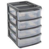 Бокс универсальный большой, 4 выдвижные секции, 37,6х25х35,5 см, М2768