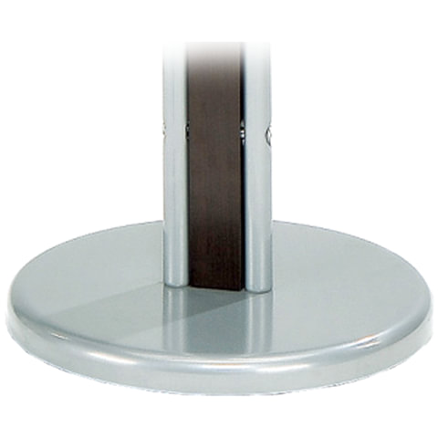 Вешалка-стойка костюмная СН-4089, 1090х470х280 мм, металл и дерево, темный орех и серебро