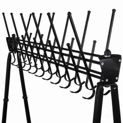 Вешалка напольная &laquo;Алла&raquo;, 1,82 м, 22 крючка, металл, черная