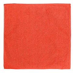 Салфетка из МИКРОФИБРЫ универсальная 30&times;30 см, оранжевая, 220 г/<wbr/>м<sup>2</sup>, LAIMA, 601242