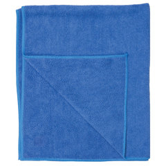 Тряпка для мытья пола из микрофибры, СУПЕР ПЛОТНАЯ, 70&times;80 см, синяя, 300 г/<wbr/>м<sup>2</sup>, LAIMA, 601250