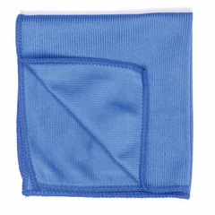 Салфетка из МИКРОФИБРЫ для стекла и оптики 30&times;30 см, синяя, 250 г/<wbr/>м<sup>2</sup>, LAIMA, 601256