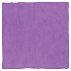Салфетка из МИКРОФИБРЫ для стекла и оптики 30&times;30 см, фиолетовая, 250 г/<wbr/>м<sup>2</sup>, ОФИСМАГ, 601260