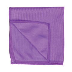 Салфетка из МИКРОФИБРЫ для стекла и оптики 30&times;30 см, фиолетовая, 250 г/<wbr/>м<sup>2</sup>, ОФИСМАГ, 601260