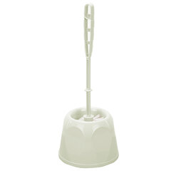 Ершик для унитаза с подставкой стандартной, &laquo;Блеск&raquo;, цвет мраморный/<wbr/>белый ротанг, IDEA, М 5010