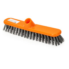 Щетка для уборки шробер (скраббер) ширина 27 см, щетина 3,5 см, пластик, еврорезьба, IDEA, М5108