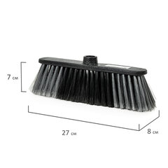 Щетка для уборки, ширина 27 см, щетина 7 см (двуцветная), пластик, еврорезьба, IDEA &laquo;Стандарт&raquo;, М 5101