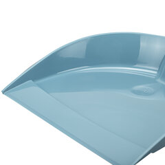 Совок для мусора, низкая рукоятка, пластик, серо-голубой, ассорти, &laquo;ИДЕАЛ&raquo;, эконом IDEA, М 5190