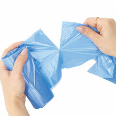 Мешки для мусора 30 л синие в рулоне 30 шт. прочные, ПНД 10 мкм, 50&times;60 см, LAIMA, 601378