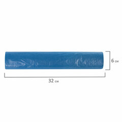 Мешки для мусора 60 л синие в рулоне 20 шт. особо прочные, ПВД 30 мкм, 60&times;70 см, LAIMA, 601382