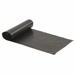 Мешки для мусора 60 л, черные, в рулоне 20 шт., ПНД 12 мкм, 60&times;70 см, ОФИСМАГ стандарт, 601383