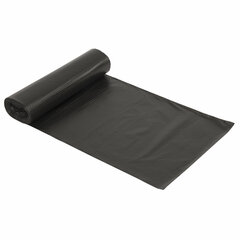 Мешки для мусора 120 л черные в рулоне 10 шт., ПНД 14 мкм, 70&times;110 см, LAIMA стандарт, 601385