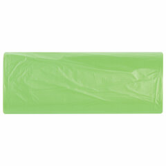 Мешки для мусора биоразлагаемые 30 л, зеленые, в рулоне 20 шт. прочные, ПНД 11 мкм, 50&times;60 см, LAIMA, 601400