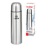 Термос LAIMA классический с узким горлом, 1 л, нержавеющая сталь, 601414