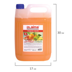 Мыло жидкое 5 л, ЛАЙМА PROFESSIONAL, &laquo;Грейпфрут и Лайм&raquo;, 601432