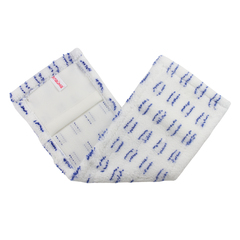 Насадка МОП плоская для швабры/<wbr/>держателя 40 см, карманы (ТИП К), микрофибра/<wbr/>абразив, упаковка, LAIMA, 601477