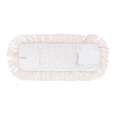 Насадка МОП плоская для швабры/<wbr/>держателя 42 см, уши/<wbr/>карманы (ТИП У/<wbr/>К), хлопок 4,5 см, упаковка, LAIMA, 601480