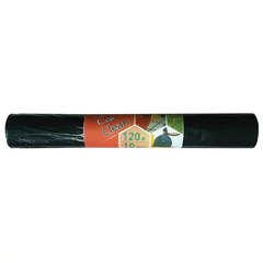 Мешки для мусора 120 л, черные, в рулоне 10 шт., ПВД, 25 мкм, 68&times;102 см, ЭКОНОМ, КОНЦЕПЦИЯ БЫТА &laquo;EcoClean&raquo;