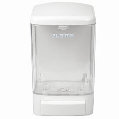 Дозатор для жидкого мыла LAIMA, НАЛИВНОЙ, 1 л, белый, ABS-пластик, 601794