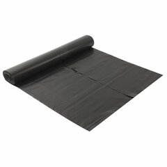 Мешки для мусора 160 л черные в рулоне 10 шт. особо прочные, ПВД 100 мкм, 90&times;110 см, LAIMA, 601798