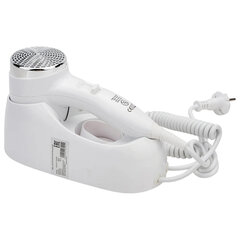 Фен для волос настенный KSITEX F-1400 WC, 1400 Вт, пластик/<wbr/>металл, 2 скорости, белый