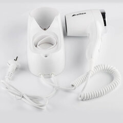 Фен для волос настенный KSITEX F-1400 WC, 1400 Вт, пластик/<wbr/>металл, 2 скорости, белый