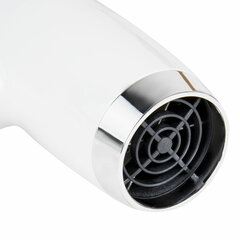 Фен для волос настенный KSITEX F-1800 W, 1800 Вт, пластик/<wbr/>металл, 2 скорости, белый