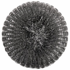 Губка (мочалка) металлическая, сетчатая, 38 г, БОЛЬШАЯ, для посуды, гриля, плиты, PACLAN &laquo;Practi&raquo;