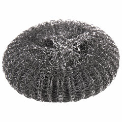 Губка (мочалка) металлическая, сетчатая, 38 г, БОЛЬШАЯ, для посуды, гриля, плиты, PACLAN &laquo;Practi&raquo;