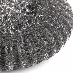 Губка (мочалка) металлическая, сетчатая, 38 г, БОЛЬШАЯ, для посуды, гриля, плиты, PACLAN &laquo;Practi&raquo;