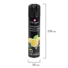 Освежитель воздуха аэрозольный с сухим распылением 300 мл МЕЛОДИЯ &laquo;ЦИТРУСОВЫЙ&raquo;, 601906