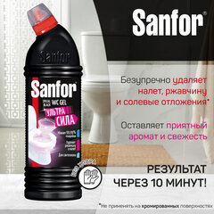 Чистящее средство 750 г, SANFOR WC gel (Санфор гель) &laquo;Special Black&raquo;