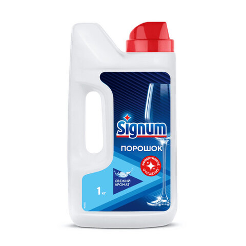 Порошок для мытья посуды в посудомоечных машинах 1 кг, SIGNUM/FINISH, 3010892