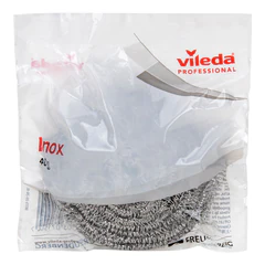 Губка металлическая VILEDA PROFESSIONAL Professional &laquo;Инокс&raquo;, для стойких загрязнений, нержавеющая сталь, вес 40 г, 100787