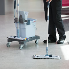 Тележка уборочная VILEDA &laquo;УльтраСпидПро&raquo;, 1 съемное ведро на 25 л, платформа, без ручки, туннельный отжим