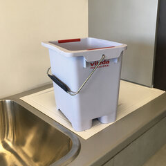 Тележка уборочная VILEDA &laquo;УльтраСпидПро&raquo;, 2 съемных ведра 25 л + 10 л, платформа, с ручкой, туннельный отжим