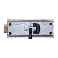 Швабра с отжимом и ведром 10л/<wbr/>7л, туннельный плоский отжим, в комплекте салфетки + перчатки, СпидМини, голубой, VILEDA, 161099