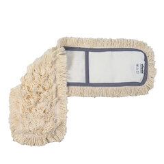 Насадка МОП плоская 60 см для швабры-рамки, карманы, хлопок, VILEDA &laquo;ДастМоп&raquo;, 118102