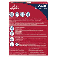 Освежитель воздуха автоматический, 269 мл, GLADE, диспенсер+сменный баллон, &laquo;Пион и сочные ягоды&raquo;