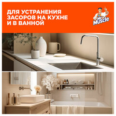 Средство для прочистки канализационных труб в гранулах 70 г, МИСТЕР МУСКУЛ