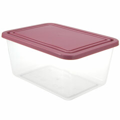 Контейнер 4 л, с крышкой, герметичный, универсальный, хранение и СВЧ, 12,5&times;19&times;25 см, IDEA, М 1455