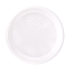 Одноразовые тарелки плоские, КОМПЛЕКТ 100 шт., пластик, d=220 мм, СТАНДАРТ, белые, ПП, холодное/<wbr/>горячее, LAIMA, 602649