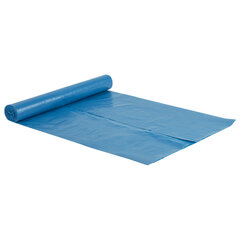 Мешки для мусора 120 л синие в рулоне 10 шт. особо прочные, ПВД 40 мкм, 70&times;110 см, ОФИСМАГ, 602929