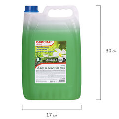 Мыло жидкое 5 л, ОФИСМАГ, &laquo;Алоэ и зеленый чай&raquo;, 603086