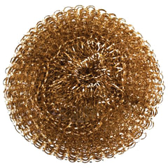 Губки (мочалки) медные, сетчатые, 3&times;15 г, КОМПЛЕКТ 3 шт., для посуды, гриля, плиты, LAIMA, 603104