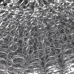 Губка (мочалка) металлическая, сетчатая, 100 г, БОЛЬШАЯ (XXL), для посуды, гриля, плиты, LAIMA, 603106